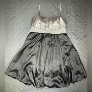 Speechless Silver and Gray Kids Formal Dress